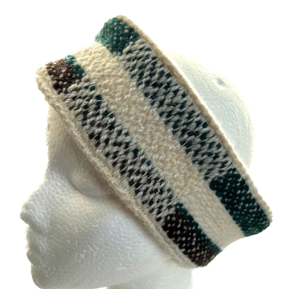 Barefoot Handweaving Winter Headband Ear Covering Cotton Wool Made in Canada